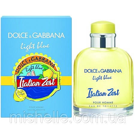Туалетна вода Dolce & Gabbana Light Blue Italian Zest Pour Homme ( Дольче Габанна Лайт Блю Італіан Зест)