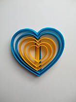 3D формочки-вирубки для пряників "Набір сердечок"