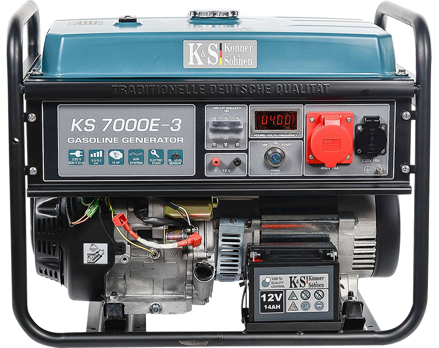Электрогенератор Konner&Sohnen KS 7000E-3 (3ф, 5,5 кВт). Цена 39 599