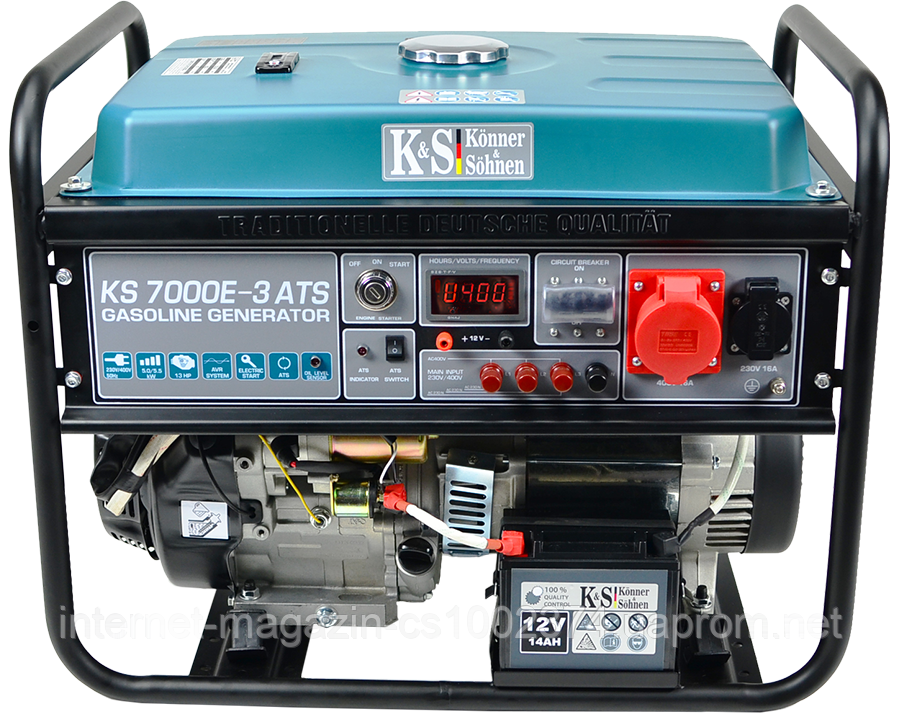 Електростанція Konner&Sohnen KS 7000E ATS-3 (3ф, 5,5 кВт, АВР)
