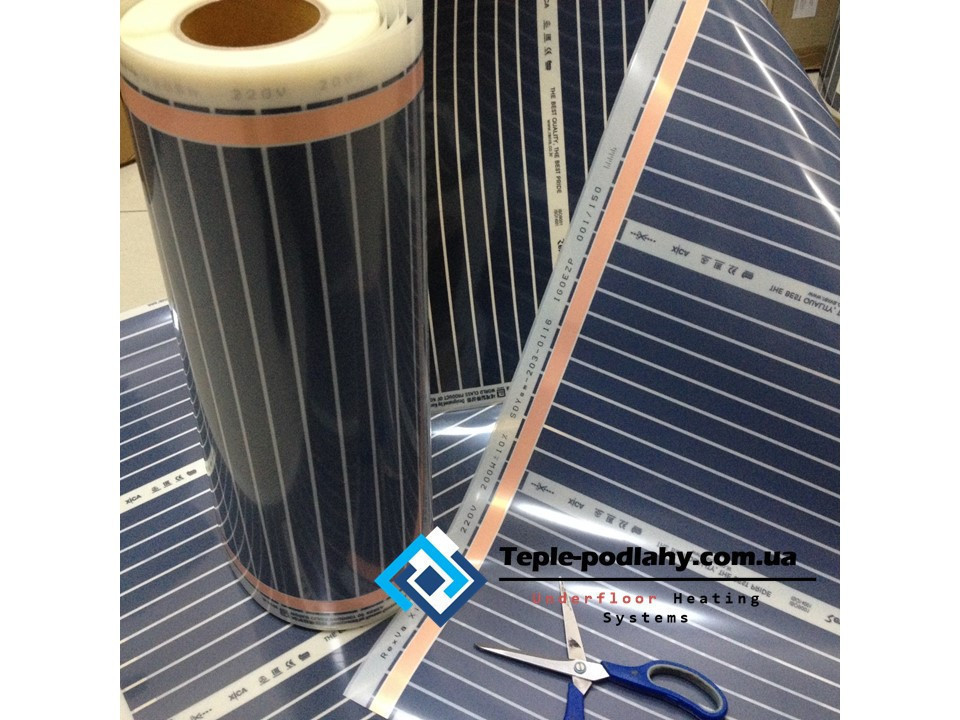 Інфрачервона нагрівальна плівка RexVa XiCa XM-305h для сауни (потужна), розміром 0,50 м x 2,75 м