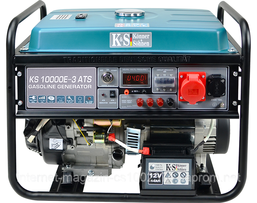 Електростанція з автозапуском Konner&Sohnen KS 10000E ATS-3 (3ф, 8 кВт)