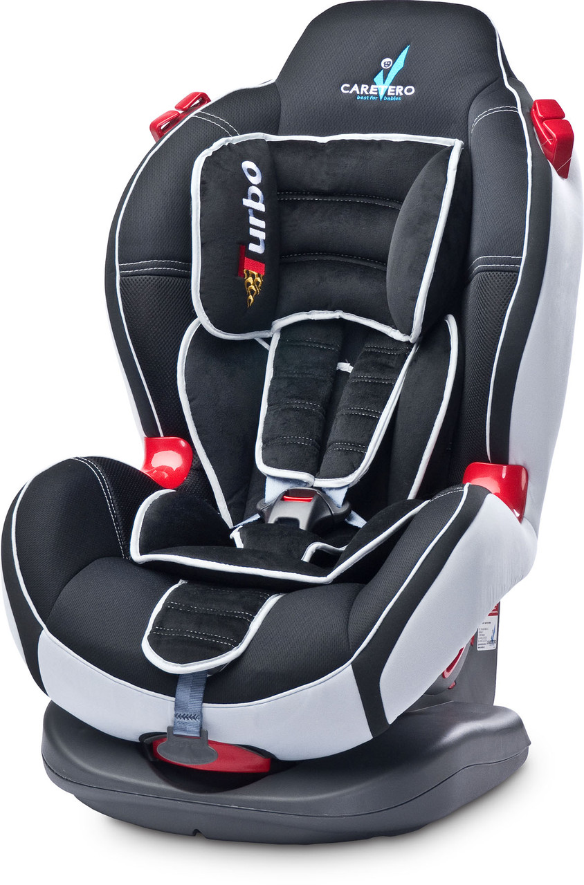 Дитяче автокрісло Caretero Sport Turbo 1-2 ( від 9 до 25 кг) Black, фото 1