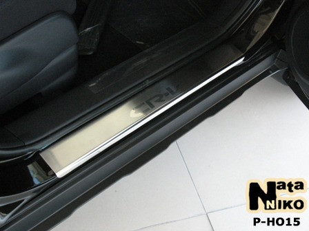 Накладки на пороги Honda Cr-V III 2007- premium NataNiko
