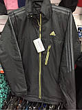 Чоловіча чорна зимова куртка Adidas PrimaLoft, фото 9