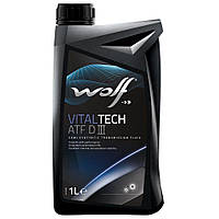 Трансмиссионное масло WOLF VITALTECH ATF DIII 1L