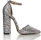 Глітер сріблястий галографічний - 30 грам, фото 4