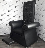 Педикюрне крісло Трон Queen Lux