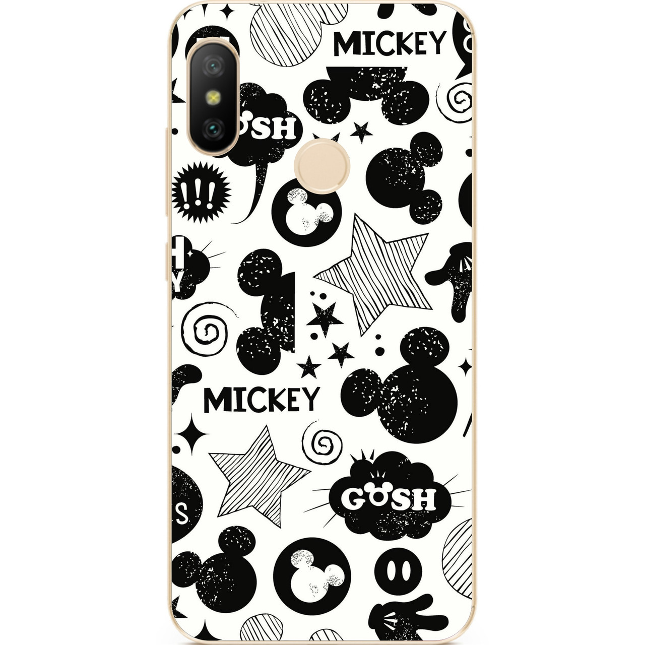 Силіконовий чохол для Huawei P Smart 2019 з малюнком Міккі стікери