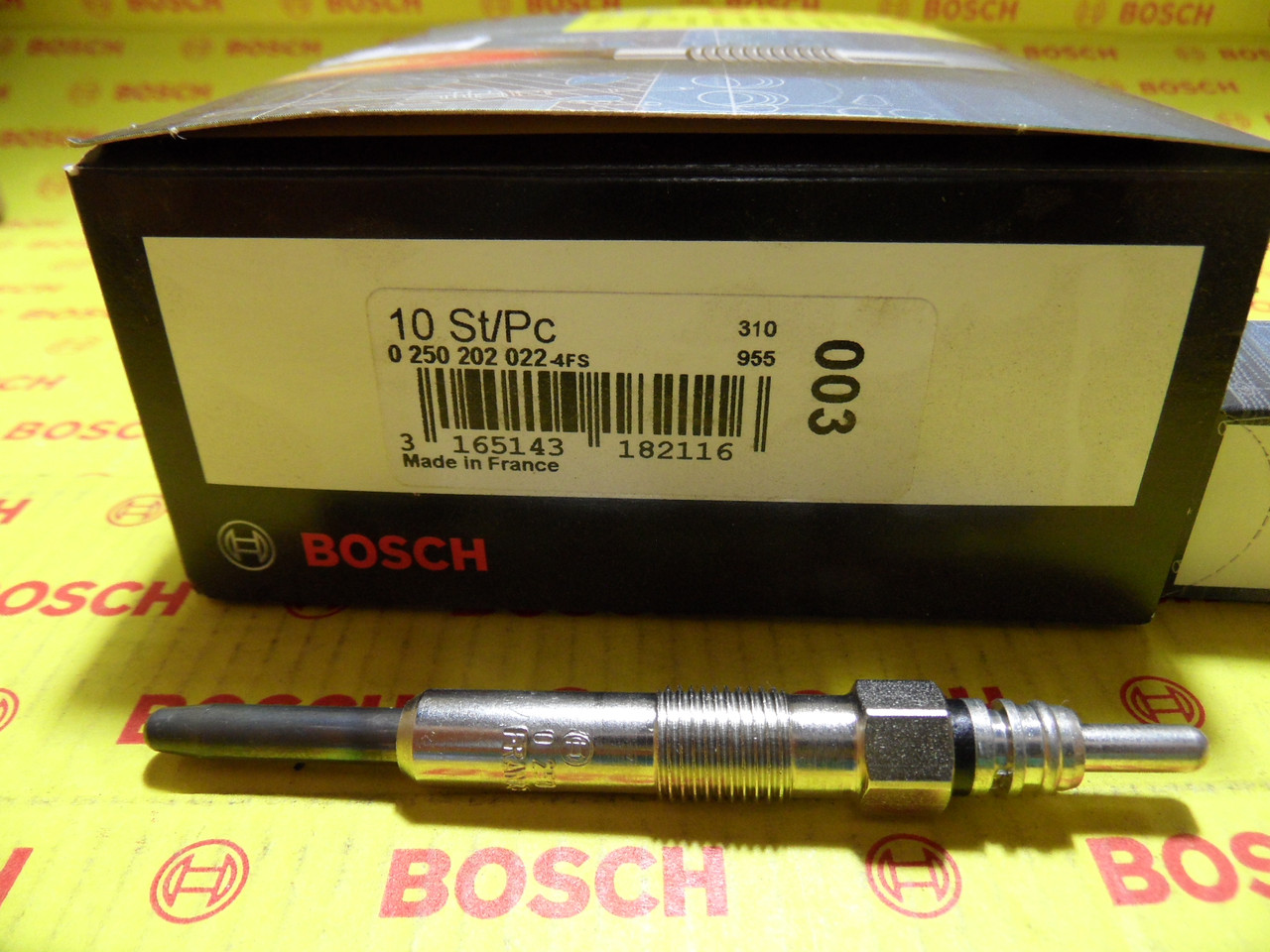 Свічки розжарювання Bosch Duraterm 0250202022, 0 250 202 022