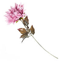 Искусственный цветок георгина розовая 80 см