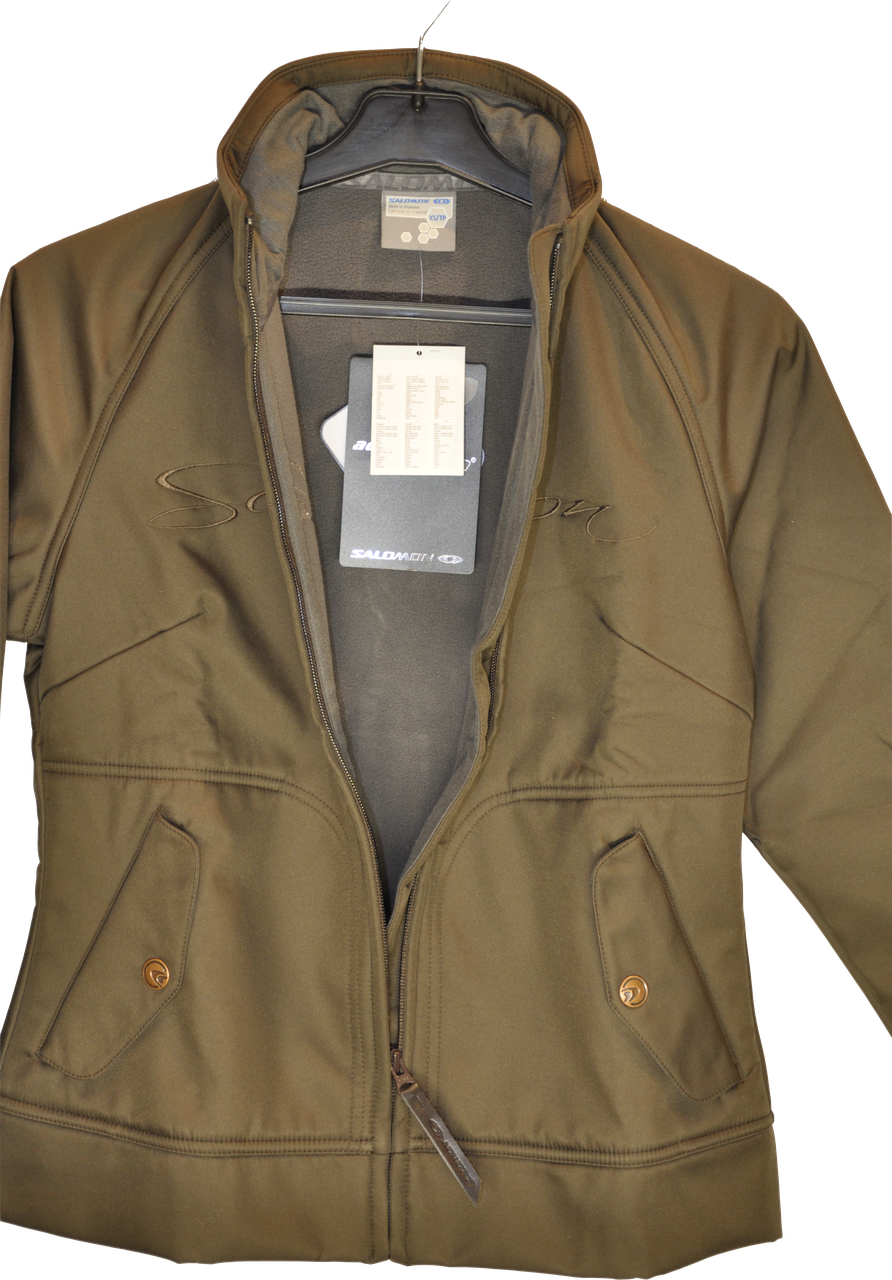 Женская демисезонная куртка Salomon No SPK jk W шоколад - фото 3 - id-p329831322
