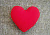 Подушка декоративна Серце червоне 21 см, фото 3