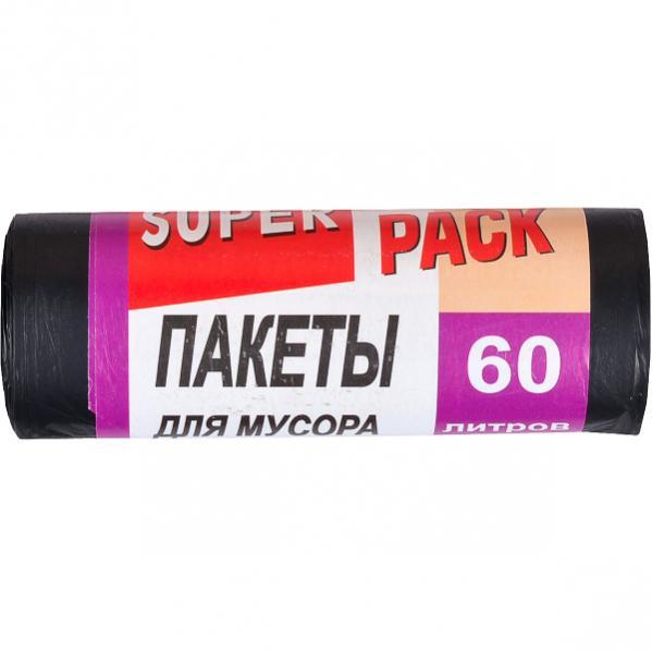 Пакет для сміття 60×80 60 л 10 штук Super Luxs/PACK