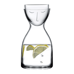 Графин для води зі склянкою Mr&Mrs 850 мл Nude Glass