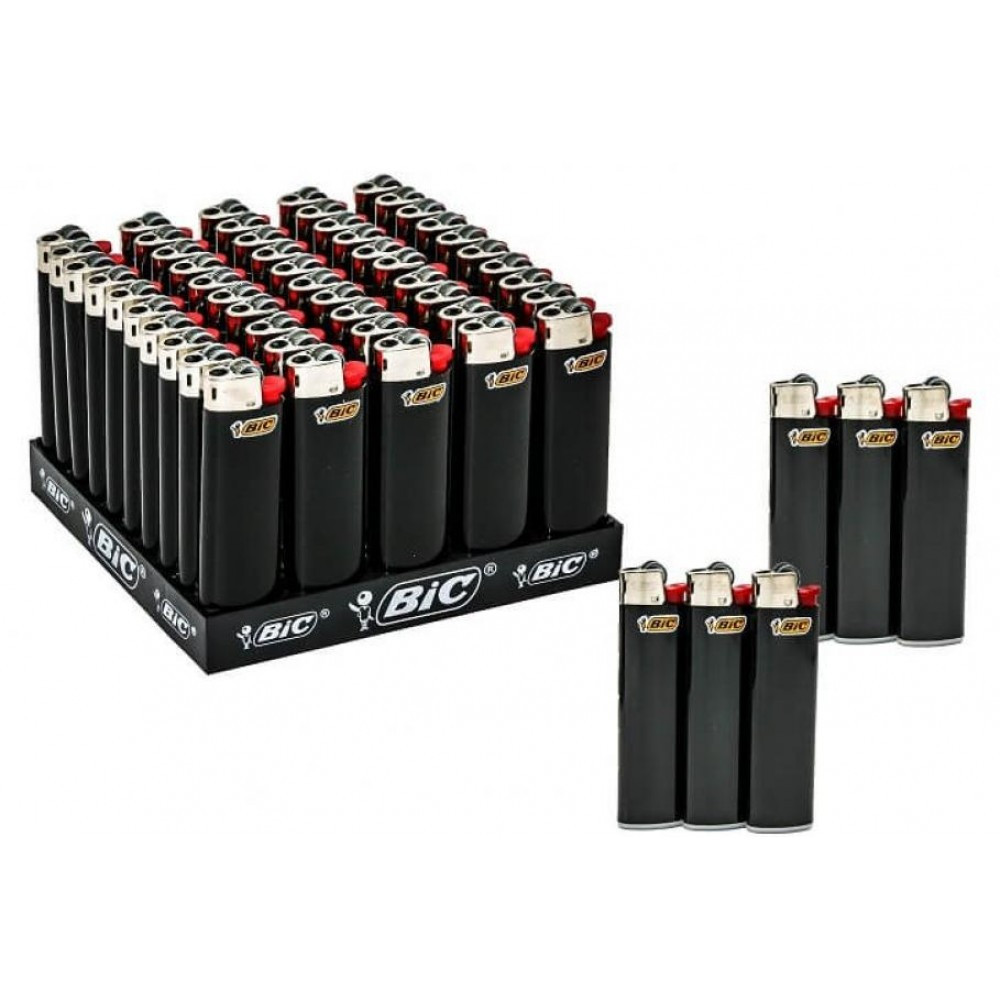 ТМ "BIC" (БИК) Запальничка J23 чорна (з захистом від дітей) (50 шт/уп)