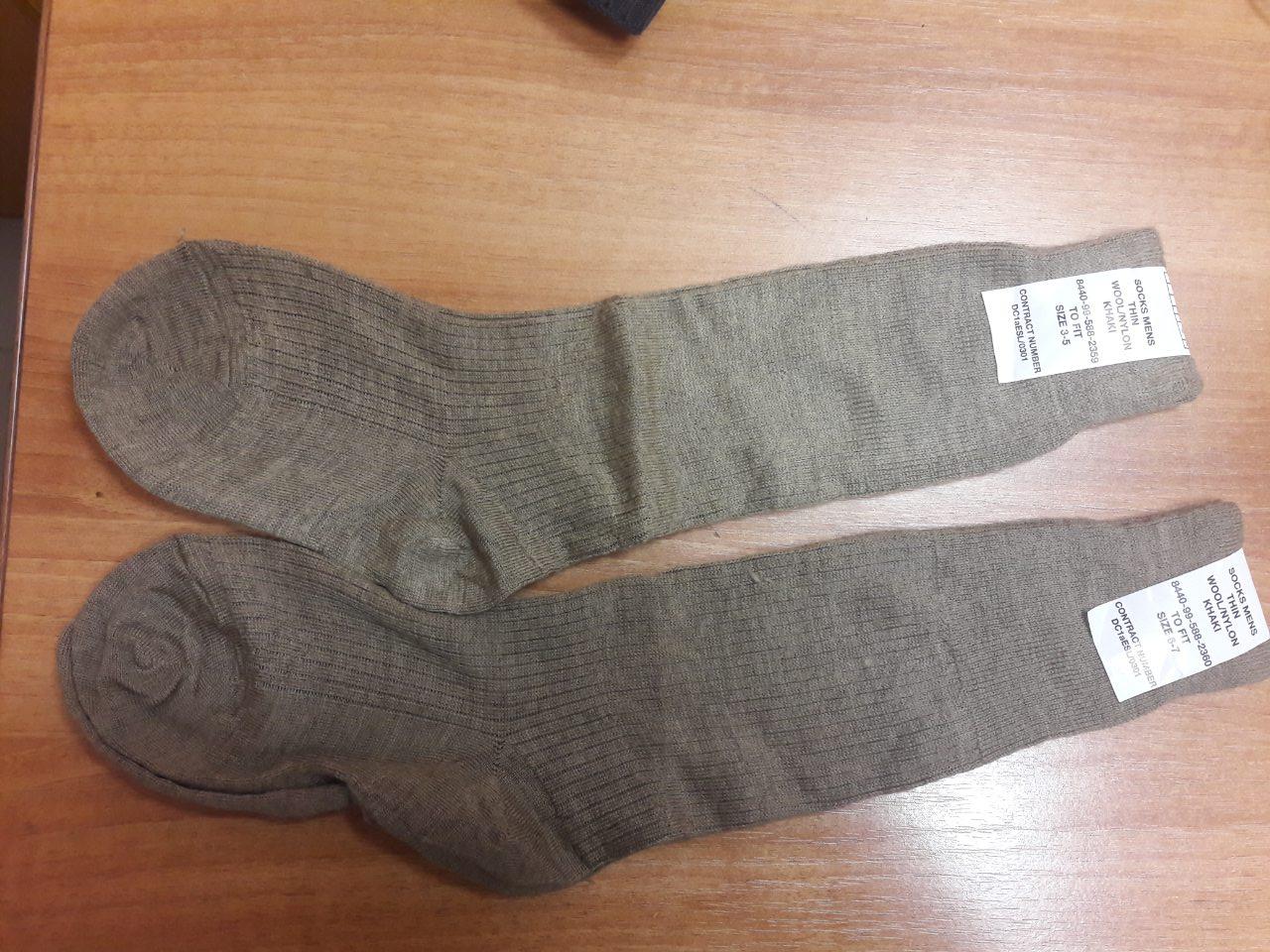Носки демисезонные Sock's, Men's, Thin, Wool/Nylon, khaki Великобритании Новые.