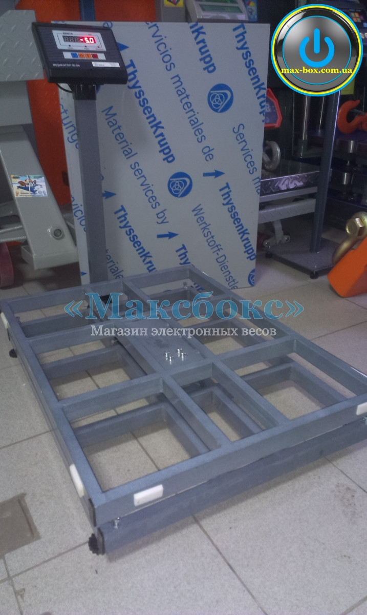 Ваги 300 кг товарні електронні BH-300-1-А (сі) (400x540), фото 1