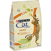 Cat Chow (Кет Чау) Сухий корм для кішок курка і індичка, 15 кг