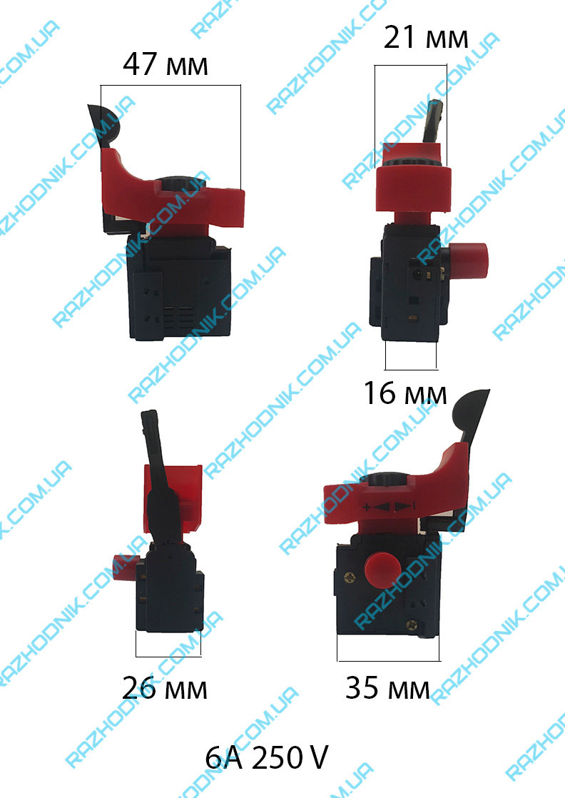 Кнопка дрилі DWT SBM-500 / 600 / 750 VS