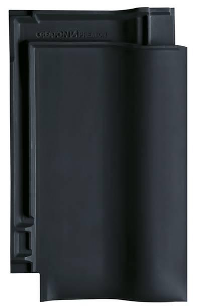 Керамічна черепиця CREATON Premion Nuance чорний матовий ангоб