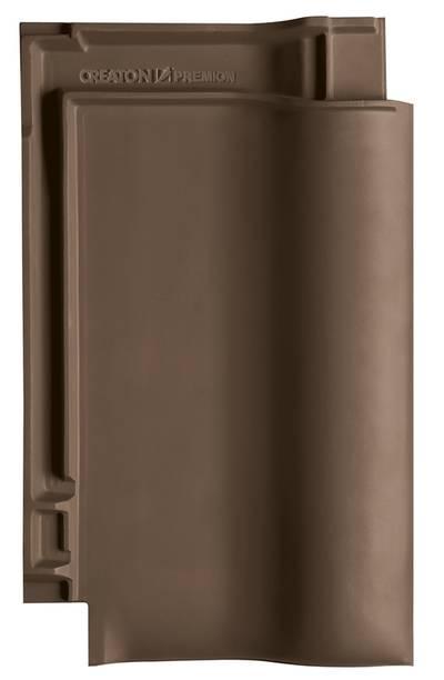 Керамічна черепиця CREATON Premion Nuance марганцевий матовий ангоб