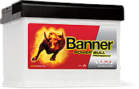 Автомобильный аккумулятор BANNER Power Bull Pro 63Ah R, EN 620, Работаем с НДС