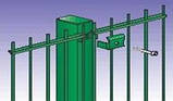Металеве секційна огорожа 2D панель СПОРТ діаметр 5/4/5, фото 4