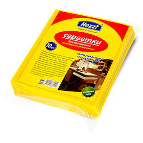 Серветка віскозна для посуду або прибирання 10 шт.ТМ "Hozzi"