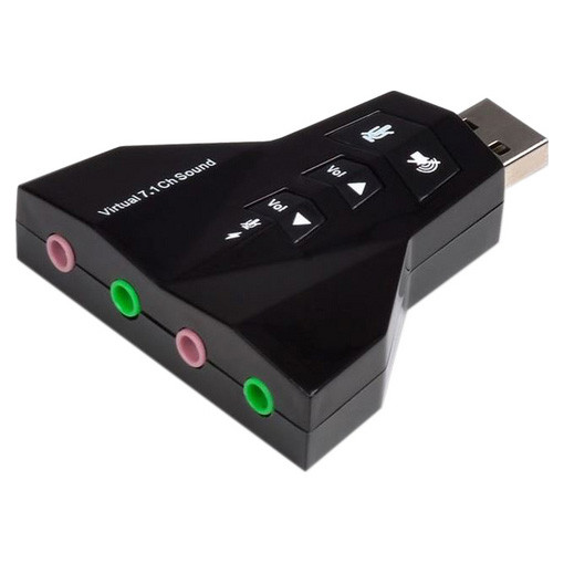 USB- Звукова карта PD560 7.1 Channel ноутбук/компп