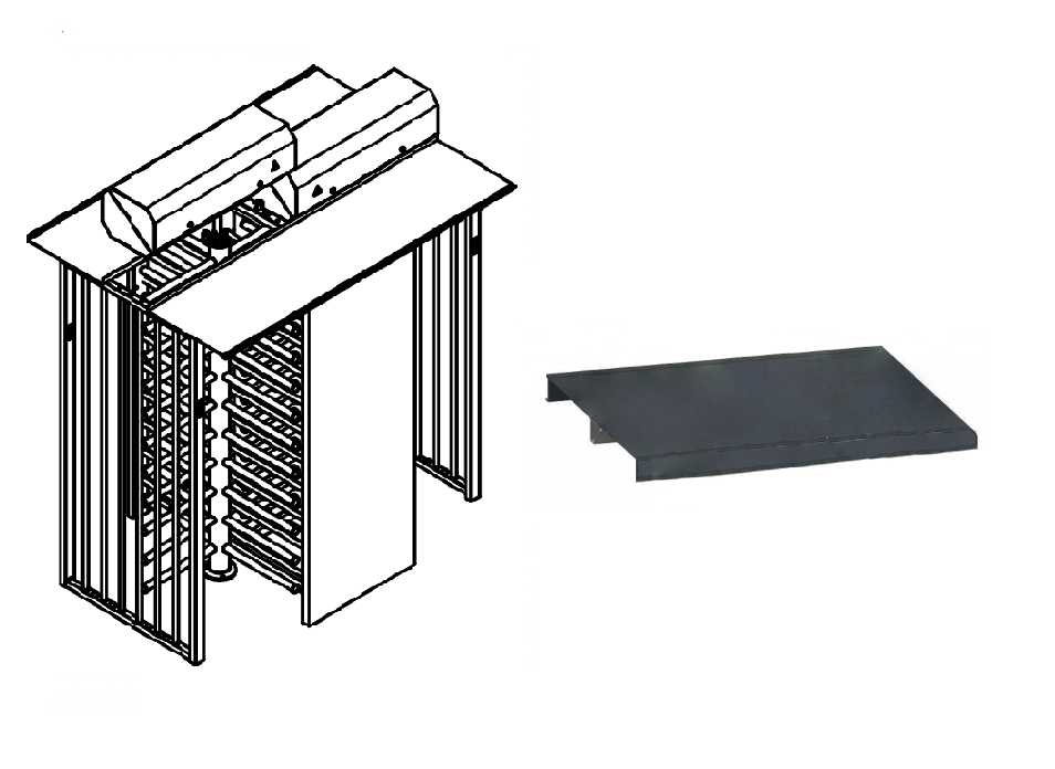 Платформа для SESAME TWIN/BICYCLONE, сталь оцинкована фарбована