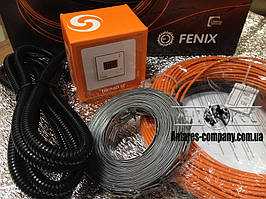 Двожильний нагрівальний кабель у стяжку підлоги. з цифровим терморегулятором Terneo ST."FENIX" (3.8 м кв.)