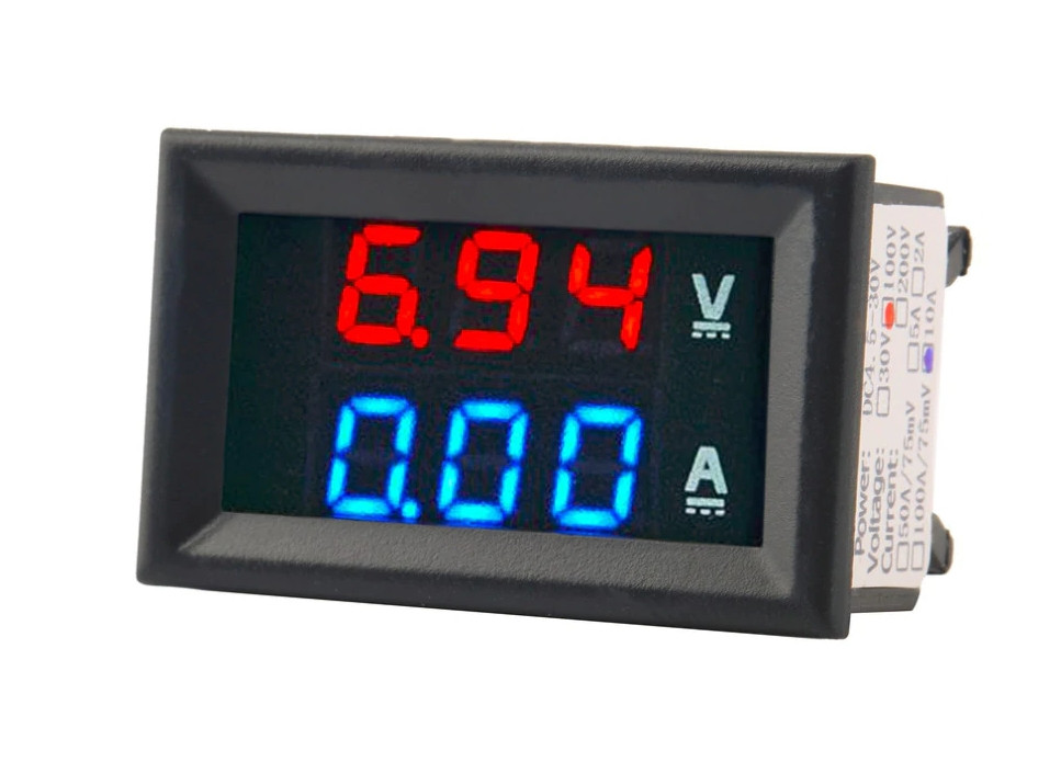 Вольтметр амперметр DC 0-100V 10A постійного струму (001230)
