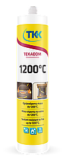 Герметик жаростійкий TEKADOM +1200 C (чорний) 300 ml