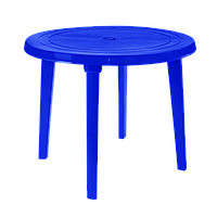 Стол круглый -д. 90 см Синий