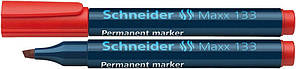 Маркер перманентний SCHNEIDER MAXX 133 1-4 мм, червоний