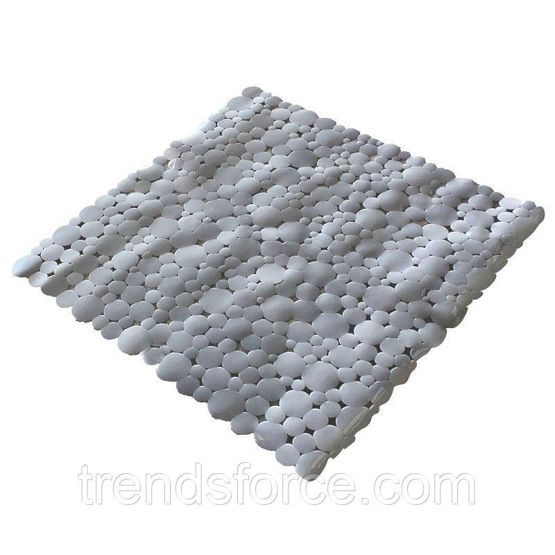 Килимок у ванну кімнату антиковзний гумовий 53х53 см Bathlux Hojas 40261 132568