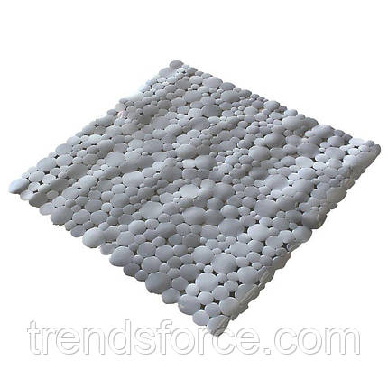 Килимок у ванну кімнату антиковзний гумовий 53х53 см Bathlux Hojas 40261 132568, фото 1