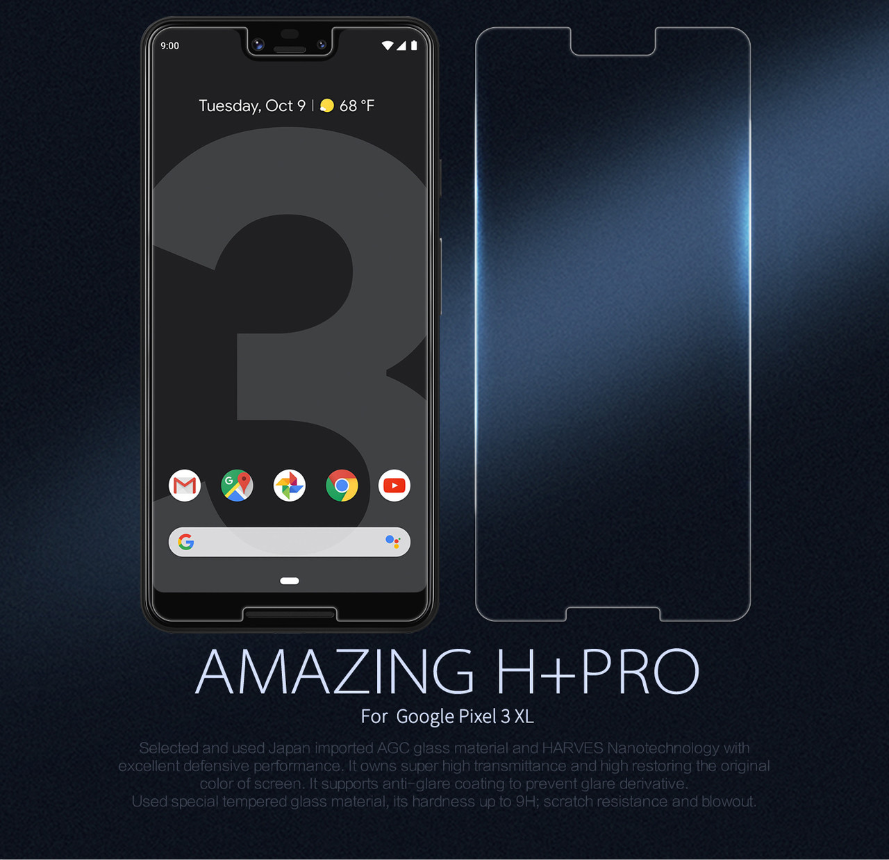 Захисне скло Nillkin Anti-Explosion Glass H+Pro для Google Pixel 3 XL