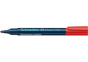 Маркер перманентний SCHNEIDER MAXX 130 2-3 мм, червоний