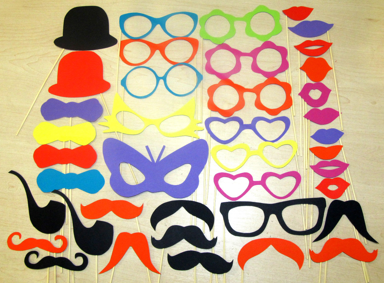 🔥 ФотоБум! Яркие акскссуары для Свадебной фотосессии Краски, 40 Предметов, фото 1