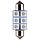 LED-лампа C5W (blau) 42 мм 6 SMD5050 12V колір синій, фото 4