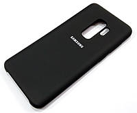 Чехол Silicone Case Cover для Samsung Galaxy S9 Plus G965 черный