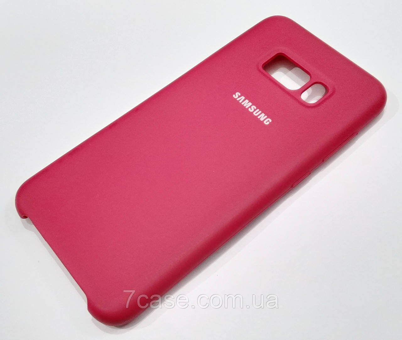 Чохол Silicone Case Cover для Samsung Galaxy S8 Plus G955 темно-червоний wine red