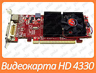 Видеокарта AMD Radeon HD 4330 (M92) 512Mb PCI-Ex DDR3 64bit (DMS-59) низкопрофильная