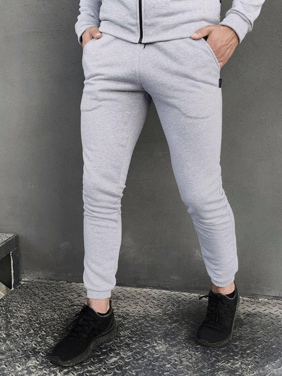 

Штаны Спортивные мужские Cosmo Intruder серые трикотажные р.S-XXL M, Серый