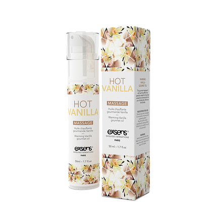 Масажна олія EXSENS Hot Vanilla, 50 мл , фото 1