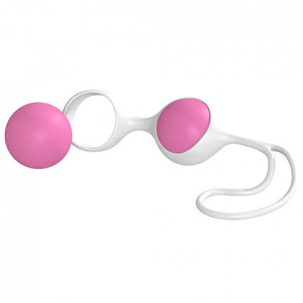 Вагінальні кульки Discretion Love Balls Pink White Minx, 3,5 см , фото 2