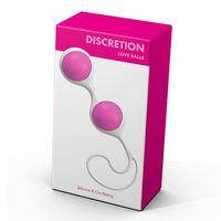 Вагінальні кульки Discretion Love Balls Pink White Minx, 3,5 см , фото 2