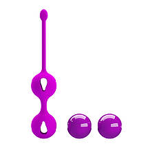 Вагінальні кульки Pretty Love Kegel Balls Pink, 3,2 см , фото 2